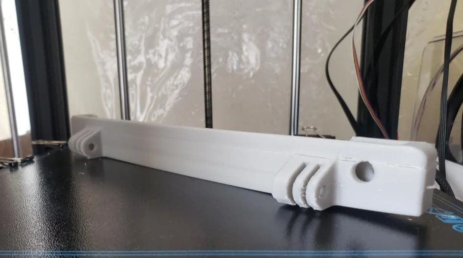 Using a brim might help this PETG print from warping