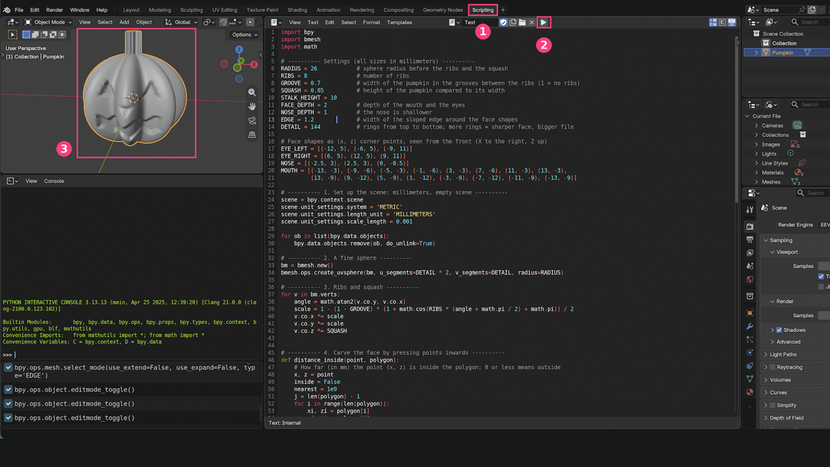 Image of: Run the Script