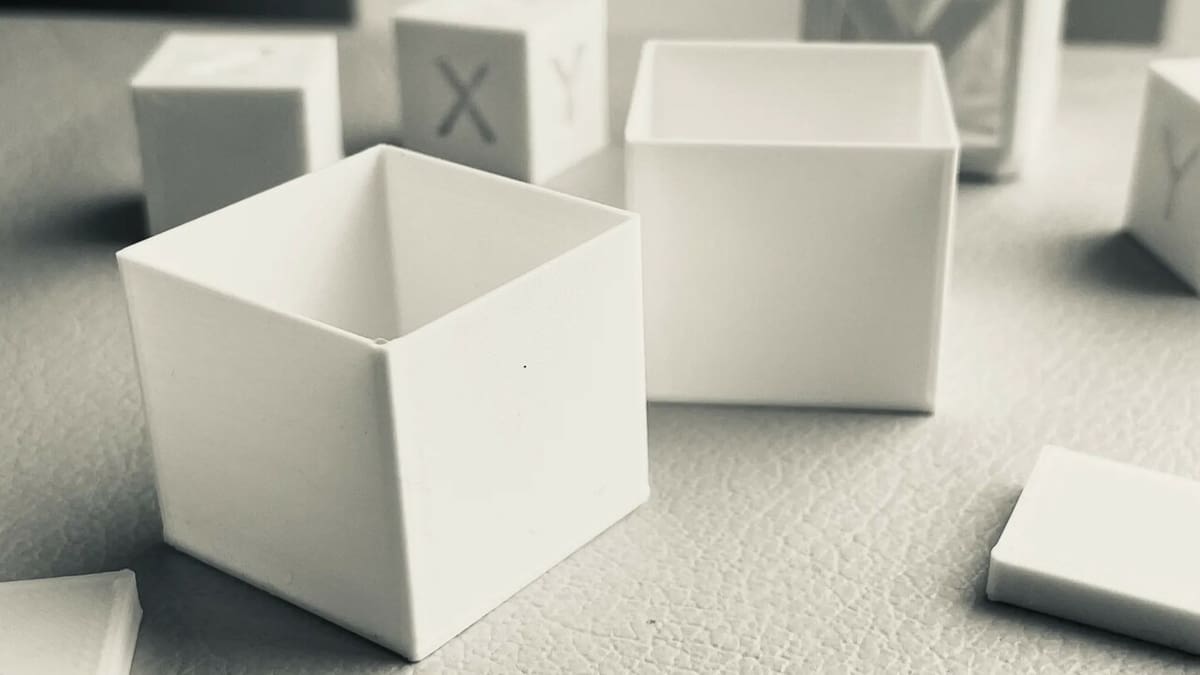 A PETG cube showing some pretty great results