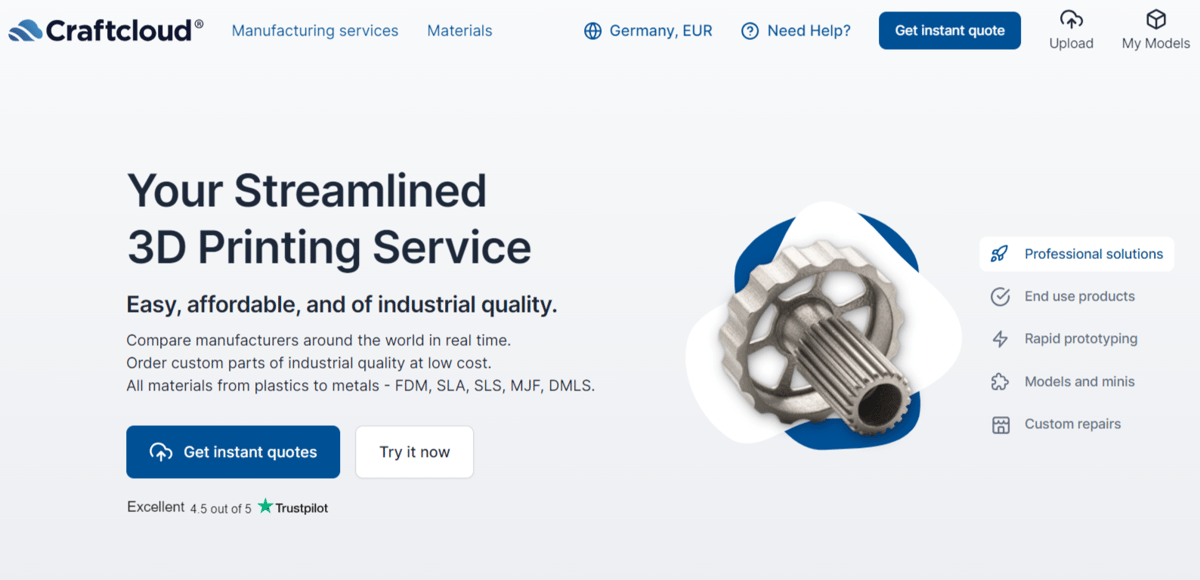 Image of: Craftcloud