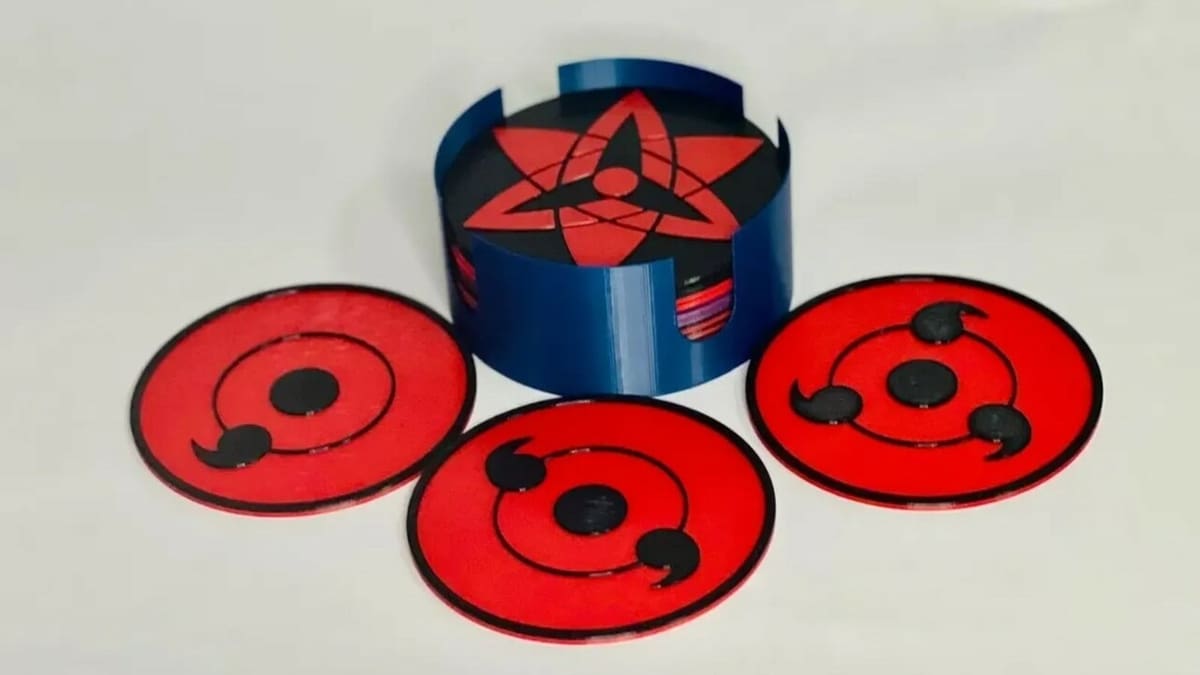 Drink your ninja beverages, on your ninja glasses with your ninja coasters