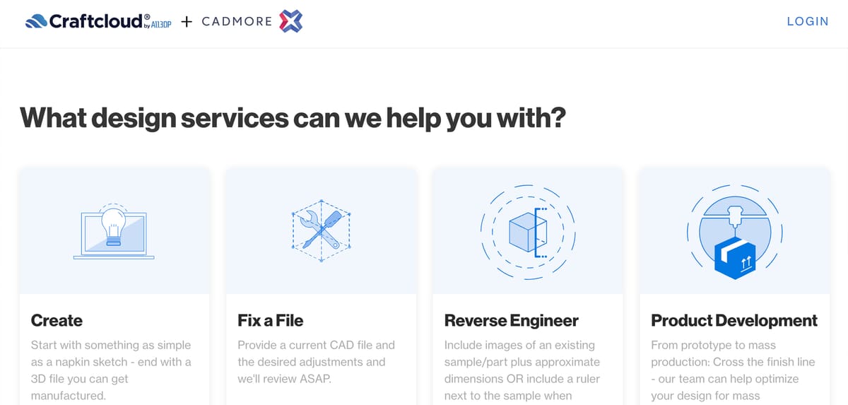 Image of Craftcloud 3D Printing Service: Get Your Part Designed With Craftcloud + CADmore