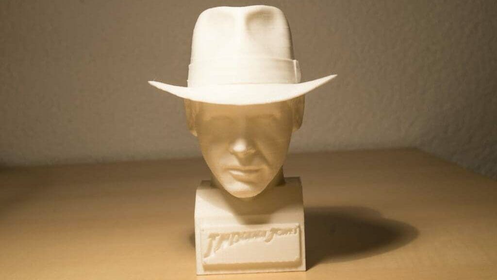 This bust captures Indy with his famous Fedora