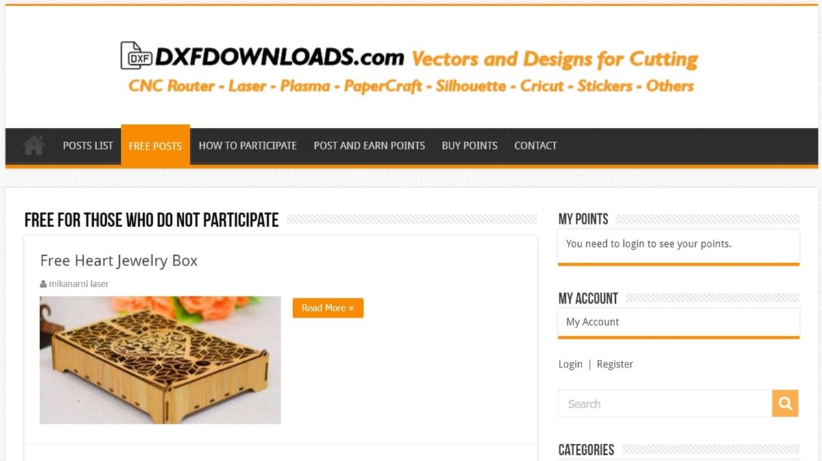 Image of: DXF Downloads