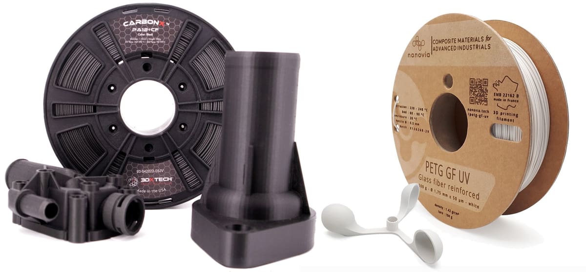 Imagen de Filamentos para impresoras 3D / Filamento 3D: Relleno de fibra (carbono, vidrio, Kevlar)