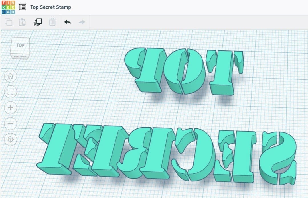 Importing the design in Tinkercad