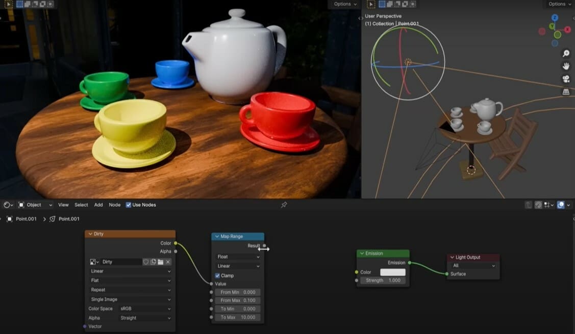 Realistic renders can be made with Blender's extensive tools