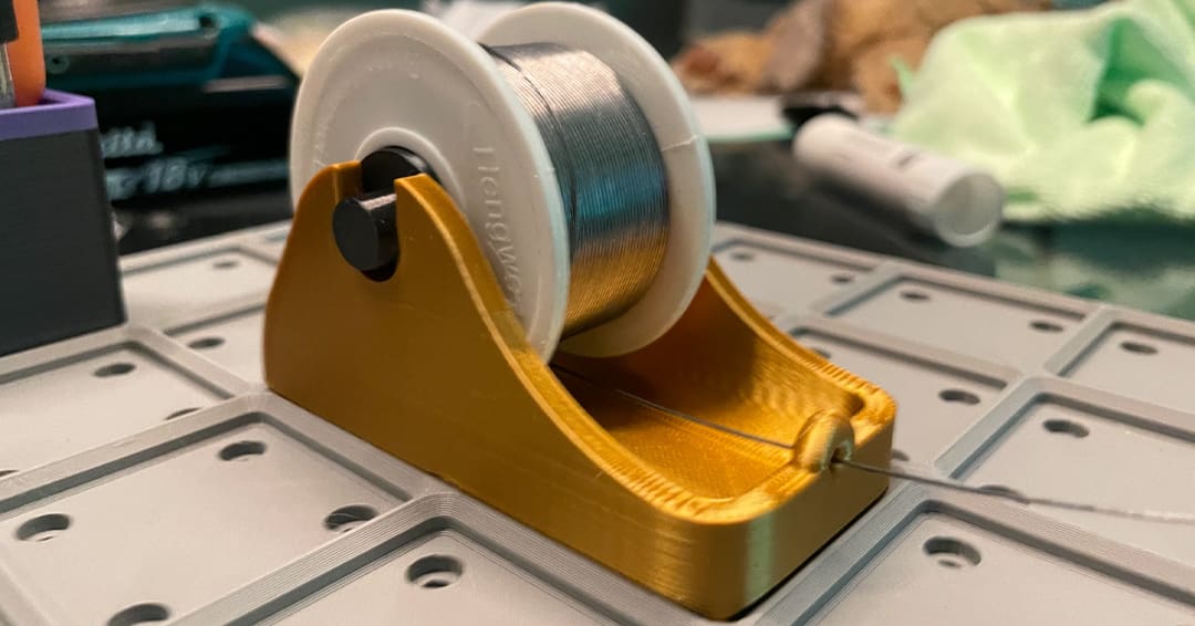 Gold stand for silver solder