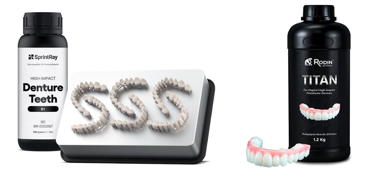 Image of Best Dental 3D Printing Resins: Denture Teeth