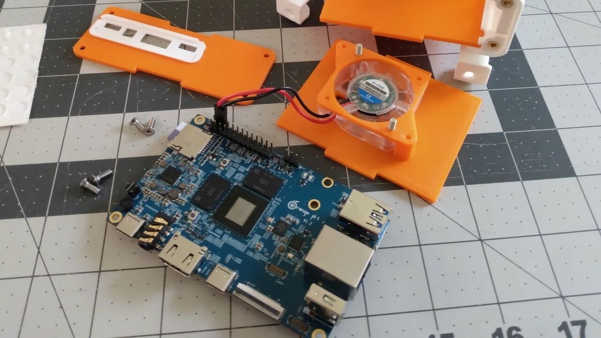 Getting that – obviously orange – case ready