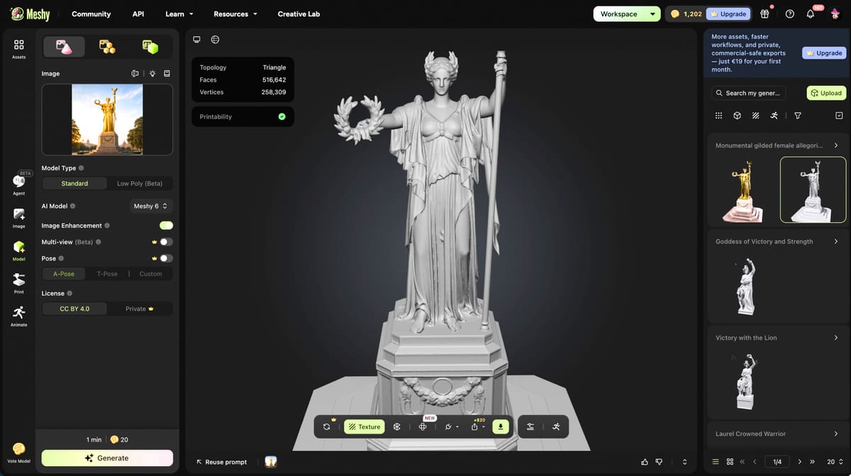Image of: Meshy: The Most Complete Creative Pipeline