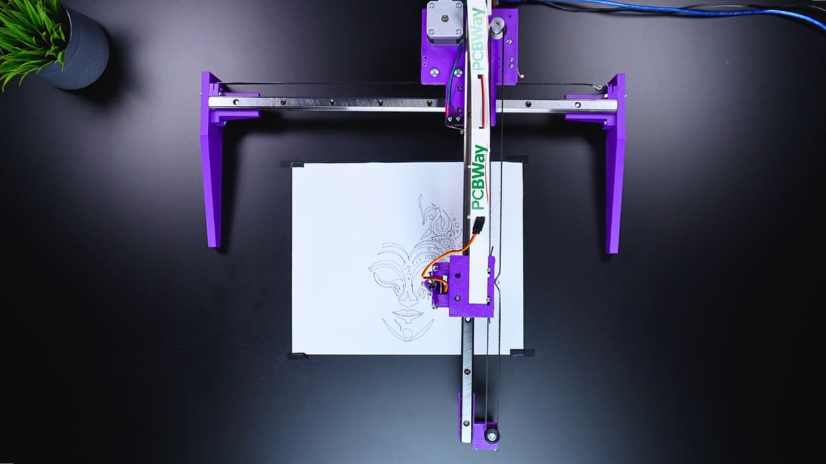 Image of Cool Arduino Projects: 3D Printed CNC Plotter