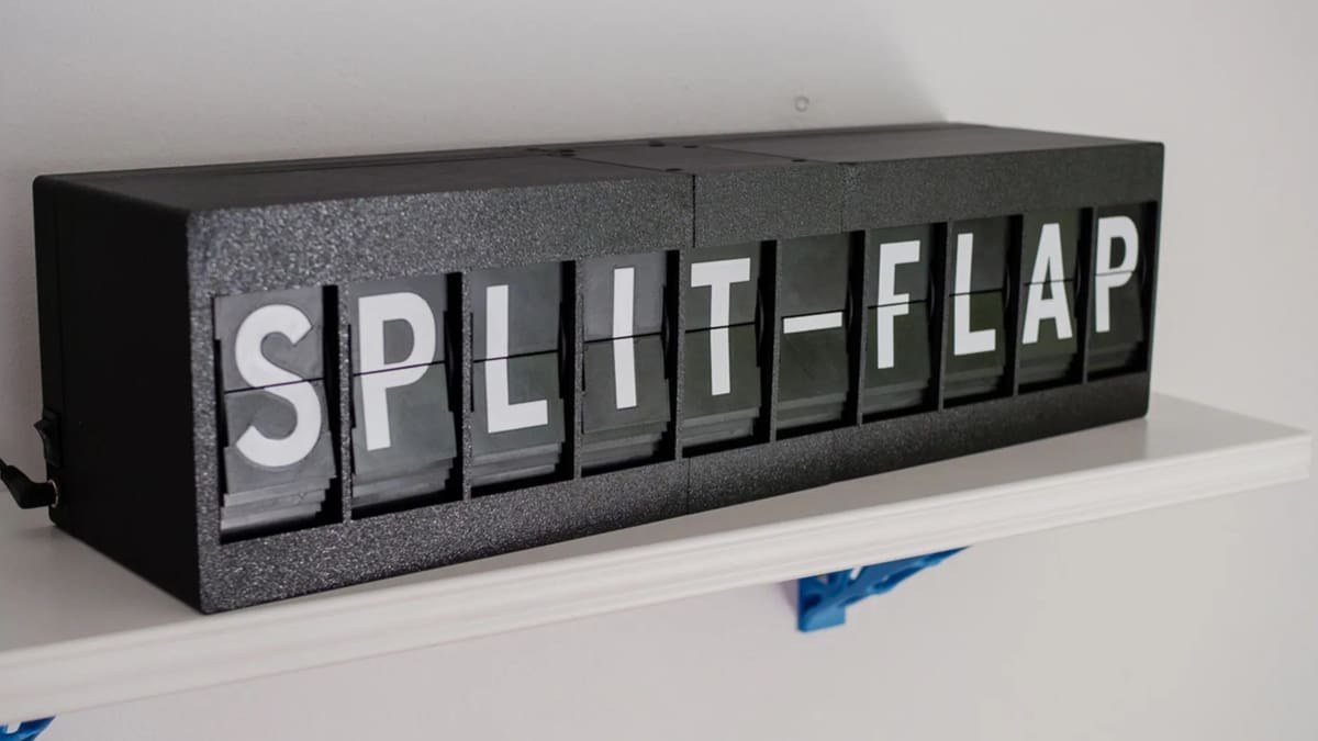 Image of Cool Arduino Projects: Split-Flap Display