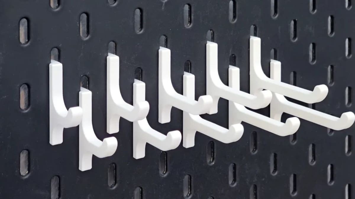 Image of: Hooks for IKEA Skadis