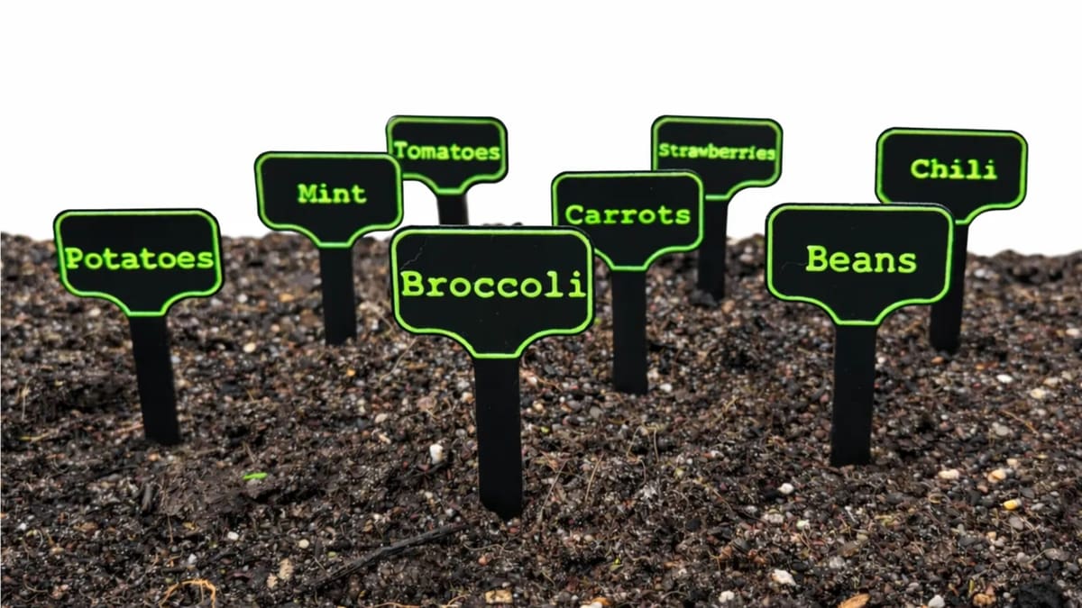 Image of: 50+ Plant Labels