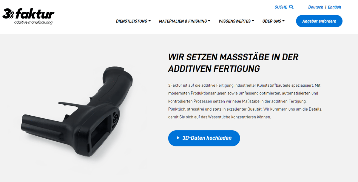 Bild von 3D-Druck-Dienstleister / 3D-Drucken lassen /3D-Druck online: 3Faktur