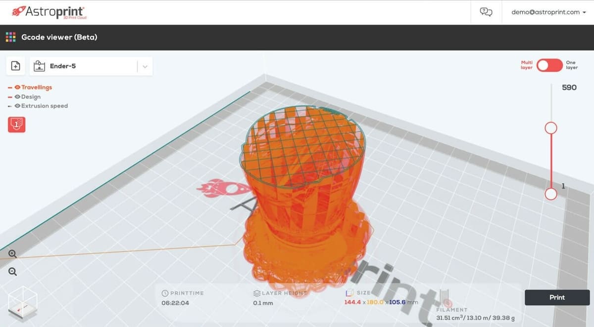 View the G-code before you send it to your printer