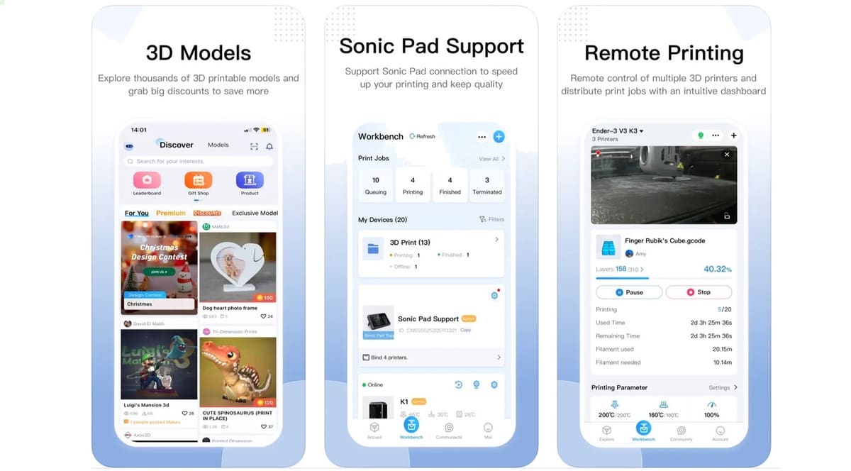 Creality Cloud provides special tools for crafting