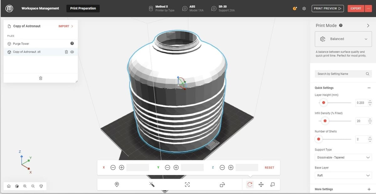 Connecting Tinkercad with MakerBot's setup