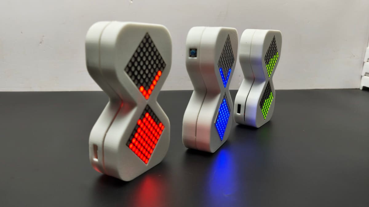 Image of: 1. LED Hourglass