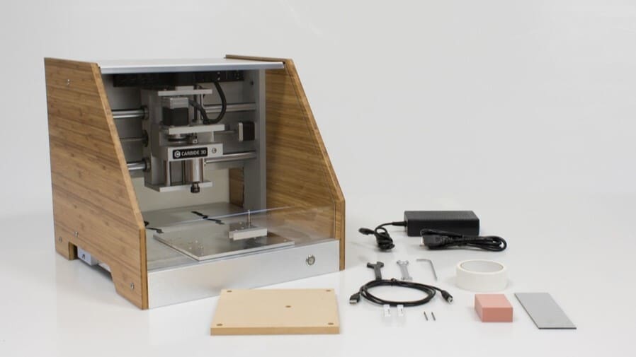Some machines – like Carbide 3D's Nomad – are meant for desktops