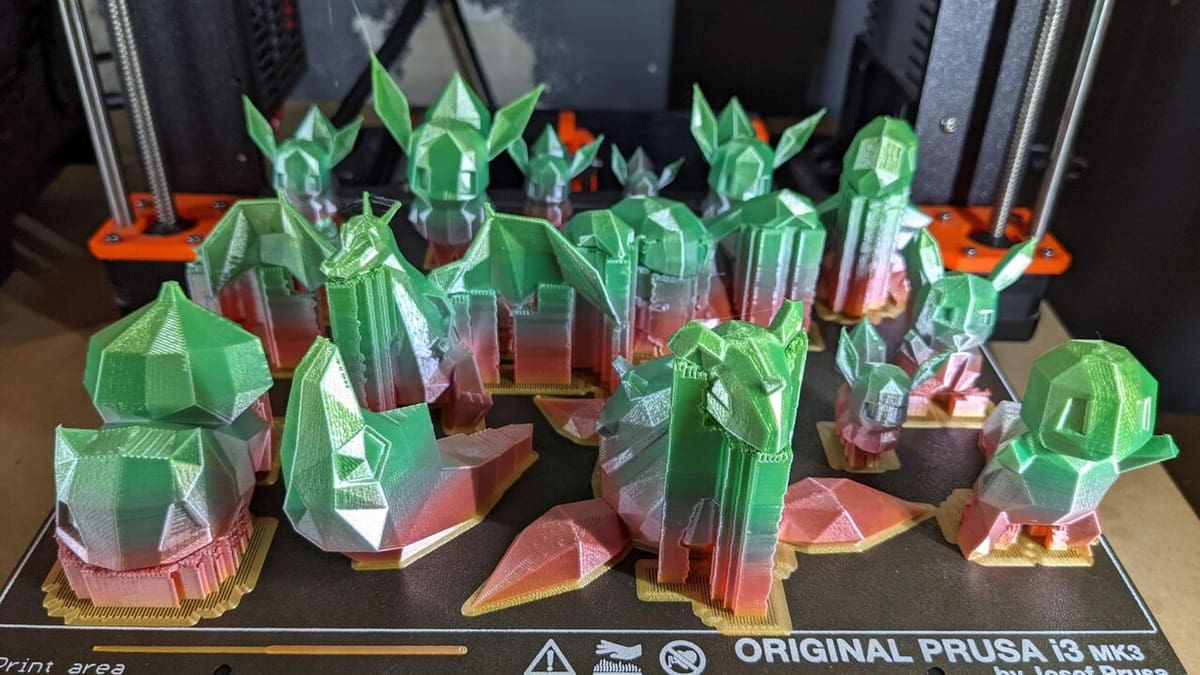 Printing many models at the same time can be a good idea