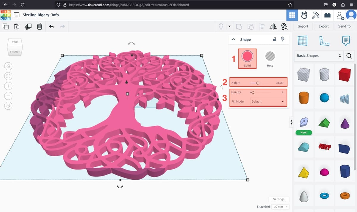 Adjust simple parameters to personalize your design