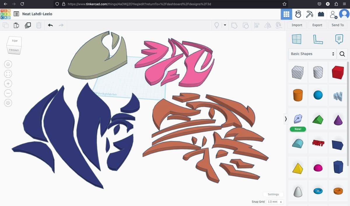 Export your design in groups to make the process faster