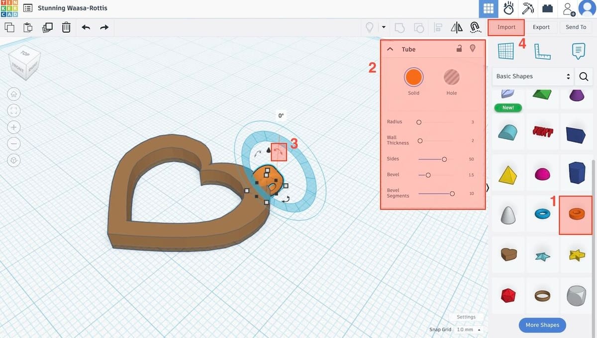 Tinkercad makes it easy to create 3D printable models