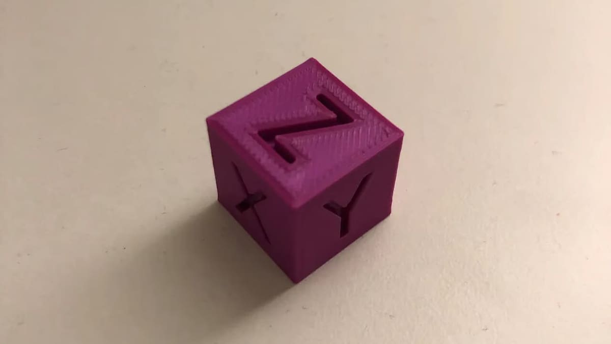 Calibration cubes also help makers test out new filaments on calibrated printers