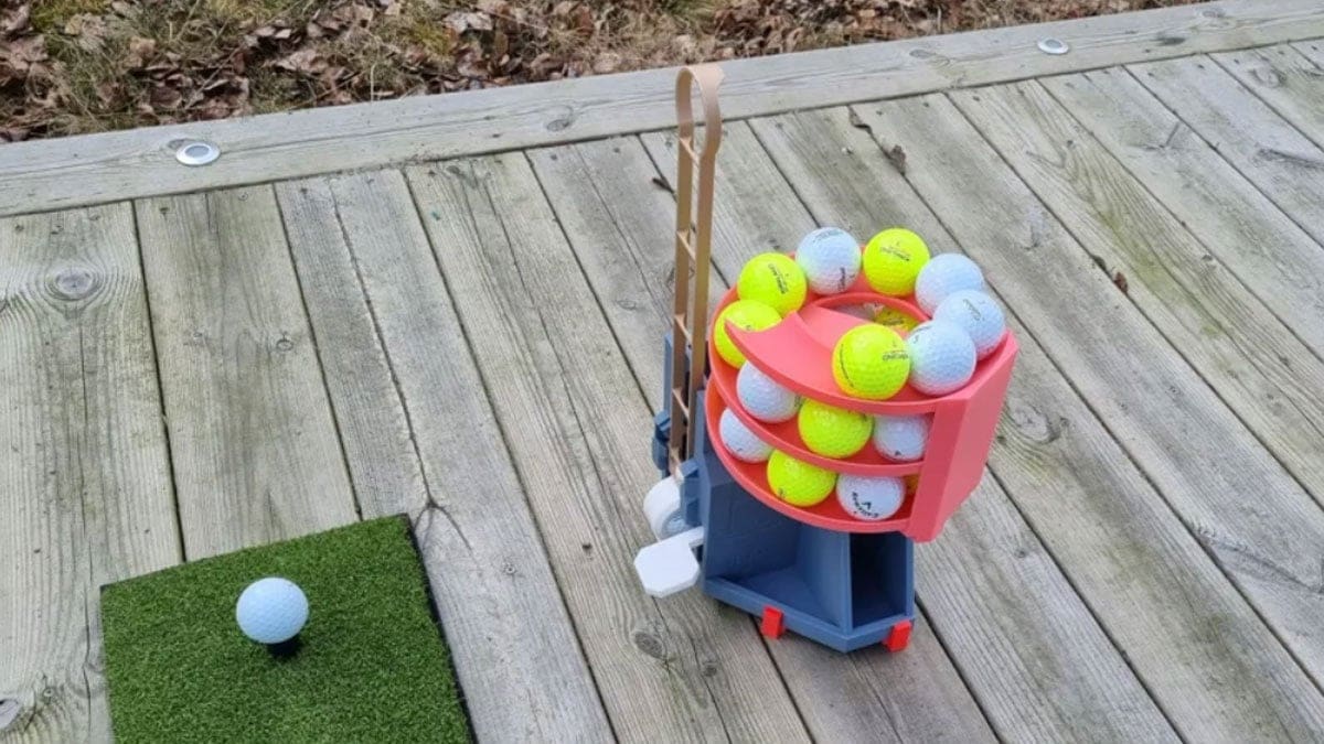 Photo de Idée d'impression 3D / Objets 3D à imprimer en 3D: Distributeur de balles de golf