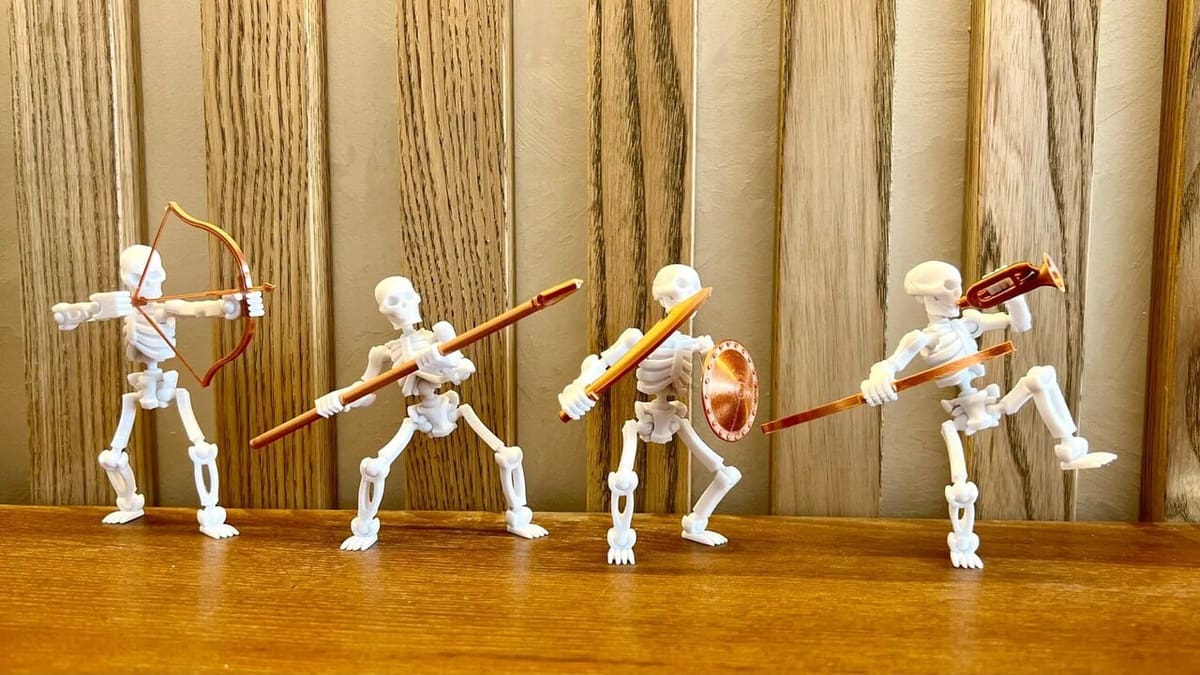 Mini warriors from beyond: perfect for epic battles or spooky dioramas.
