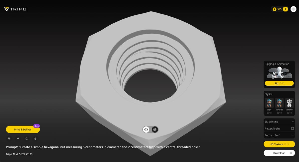 Imagen de Generadores gratuitos de modelos 3D a partir de texto: Tripo Studio 3D