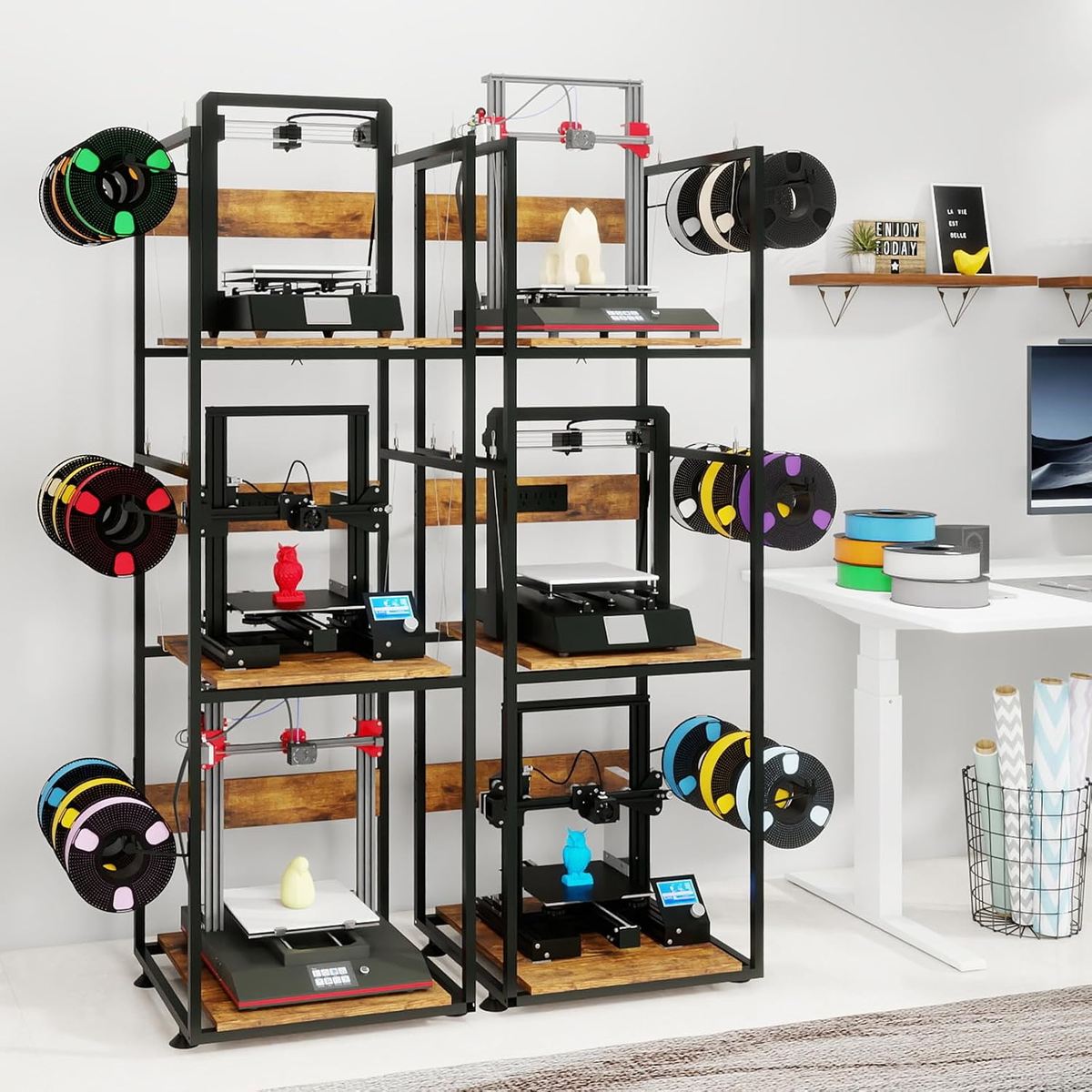 Image of: <span class="link" data-action="modal-open" data-modal-ajax="/en/product-overlay/480436/limit/0/">Puncia 3D Printer Stand with Filament Storage</span>