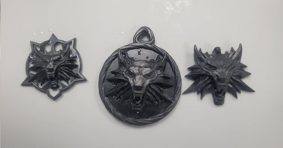 Three Witchery prints with 3.0 resin!