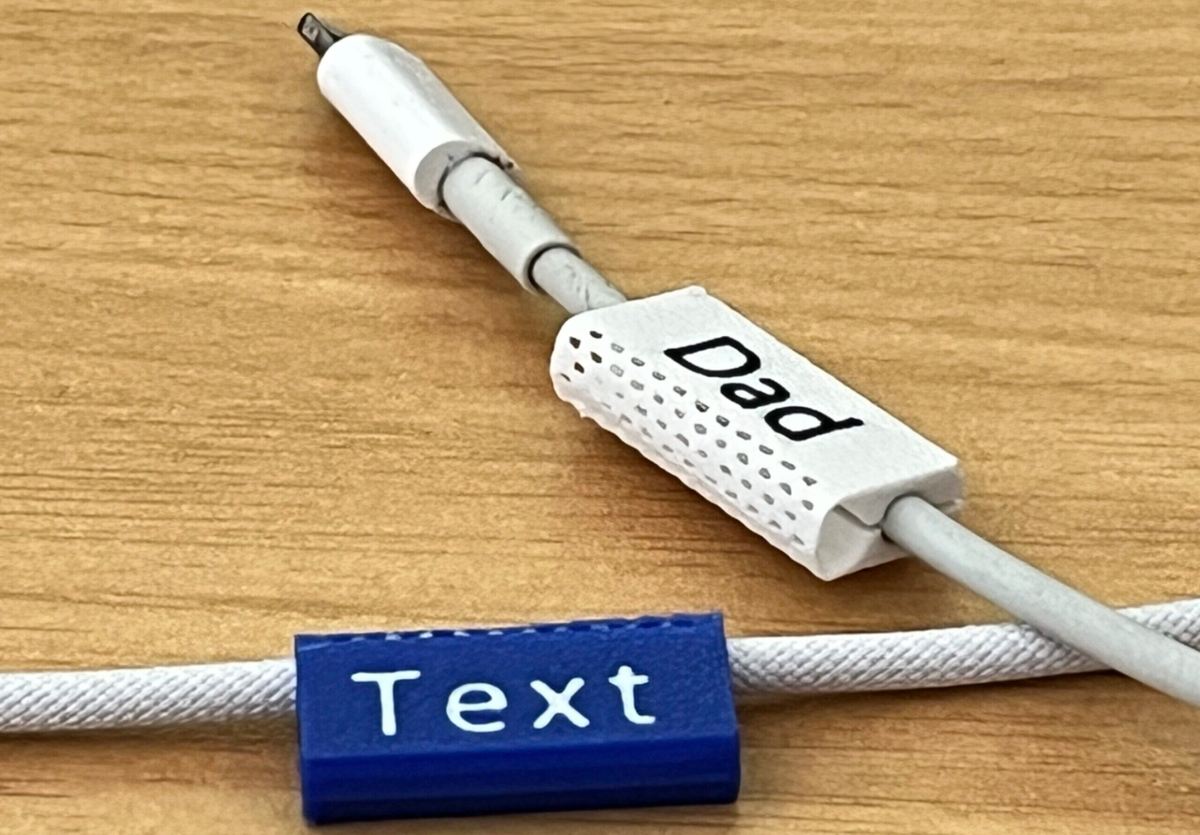 Photo de Idée d'impression 3D / Objets 3D à imprimer en 3D: Pince pour câble personnalisée