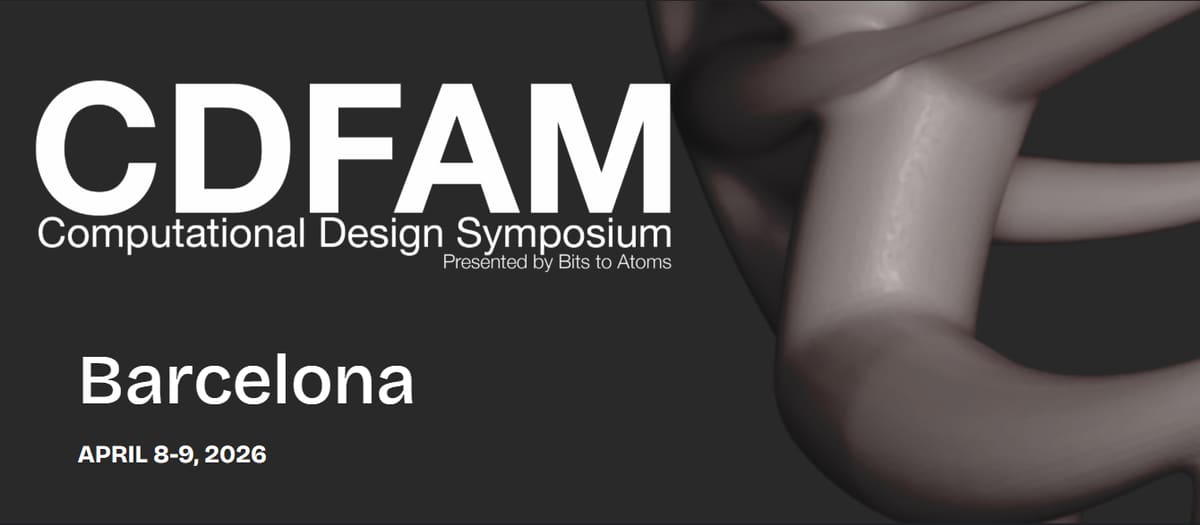 Image of 3D Printing / Additive Manufacturing Conferences: Computational Design for Additive Manufacturing (CDFAM)