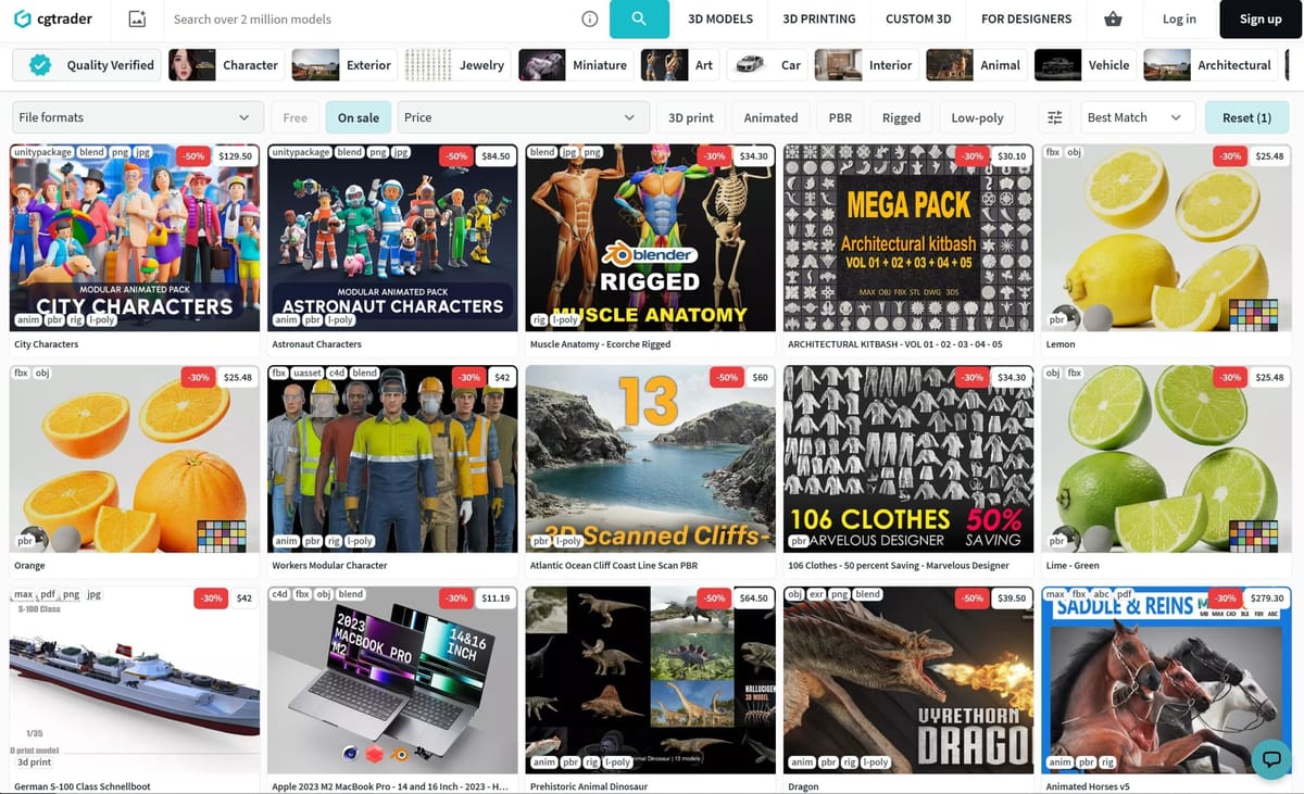 Image of Best Paid 3D Model Sites: Professional Models for Design Workflows