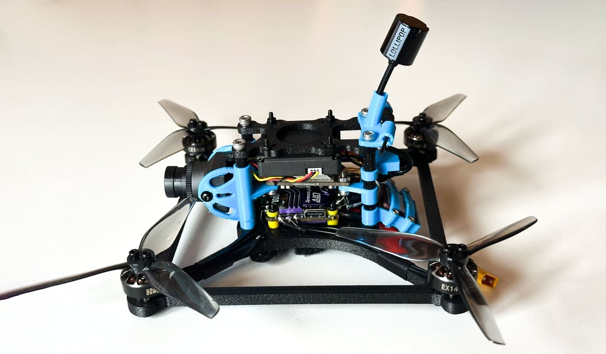 Image of 3D printed drone: CA35-Night 3.5-Inch 3D-Printable FPV Drone&nbsp;