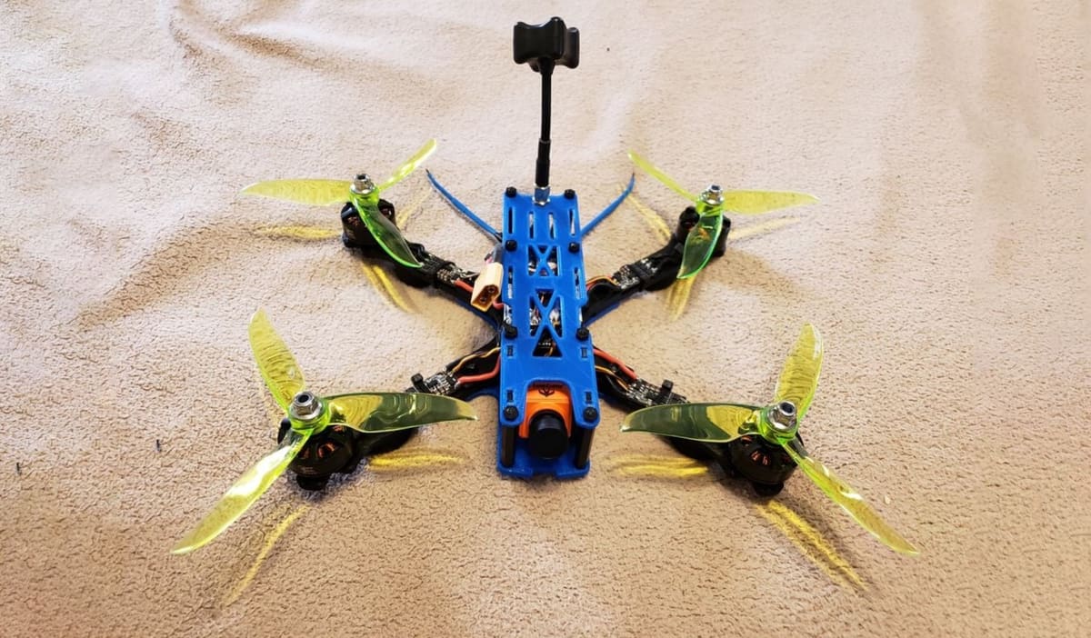 Image of 3D printed drone: Source One Drone