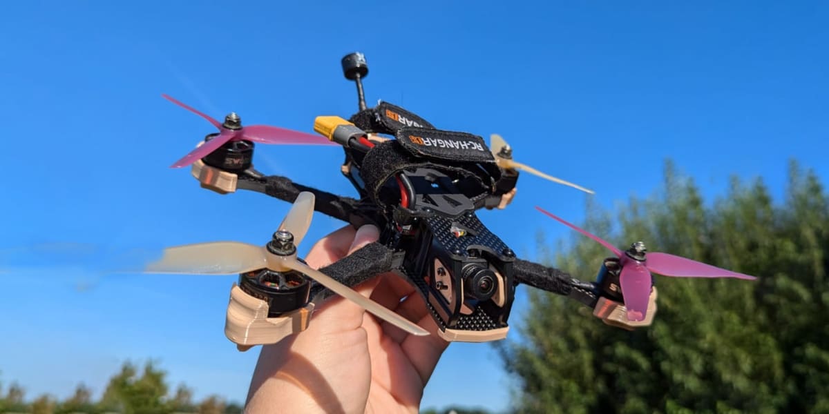 Image of 3D printed drone: ImpulseRC’s Apex