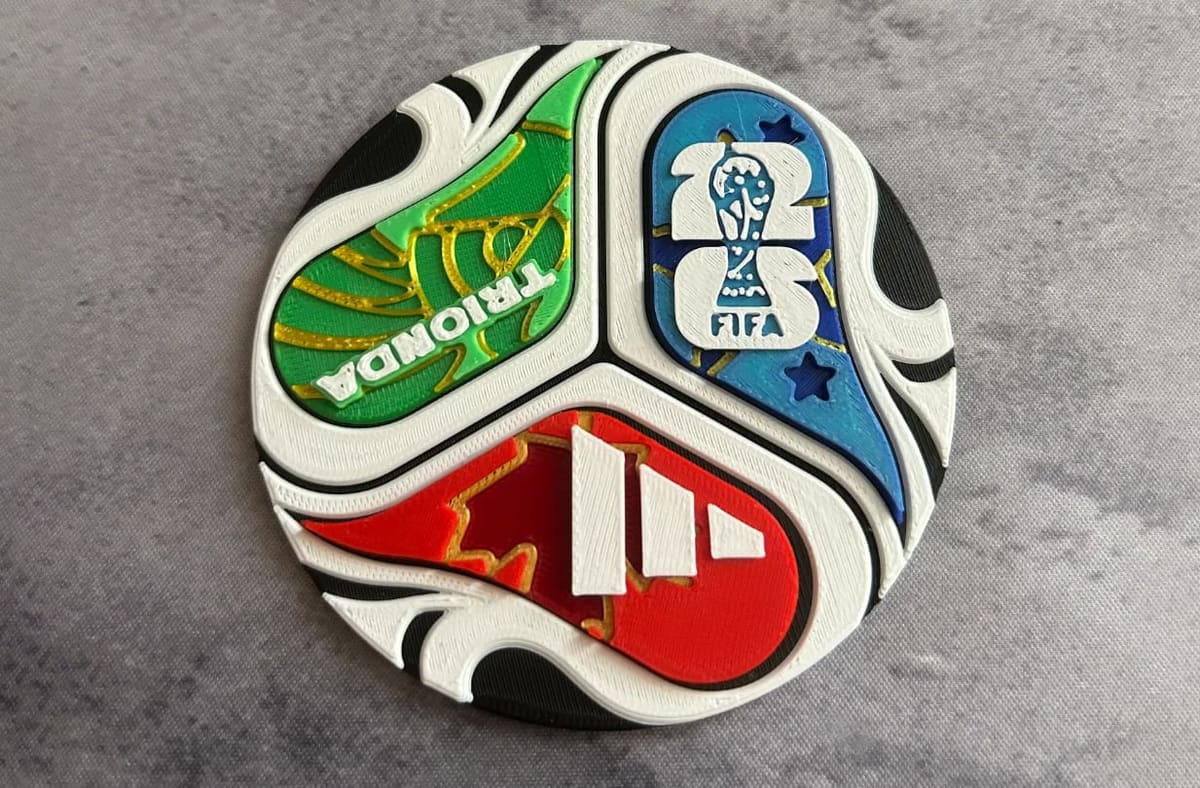Image of 2026 World Cup 3D Models: Trionda FIFA World Cup Ball 2026 Coaster
