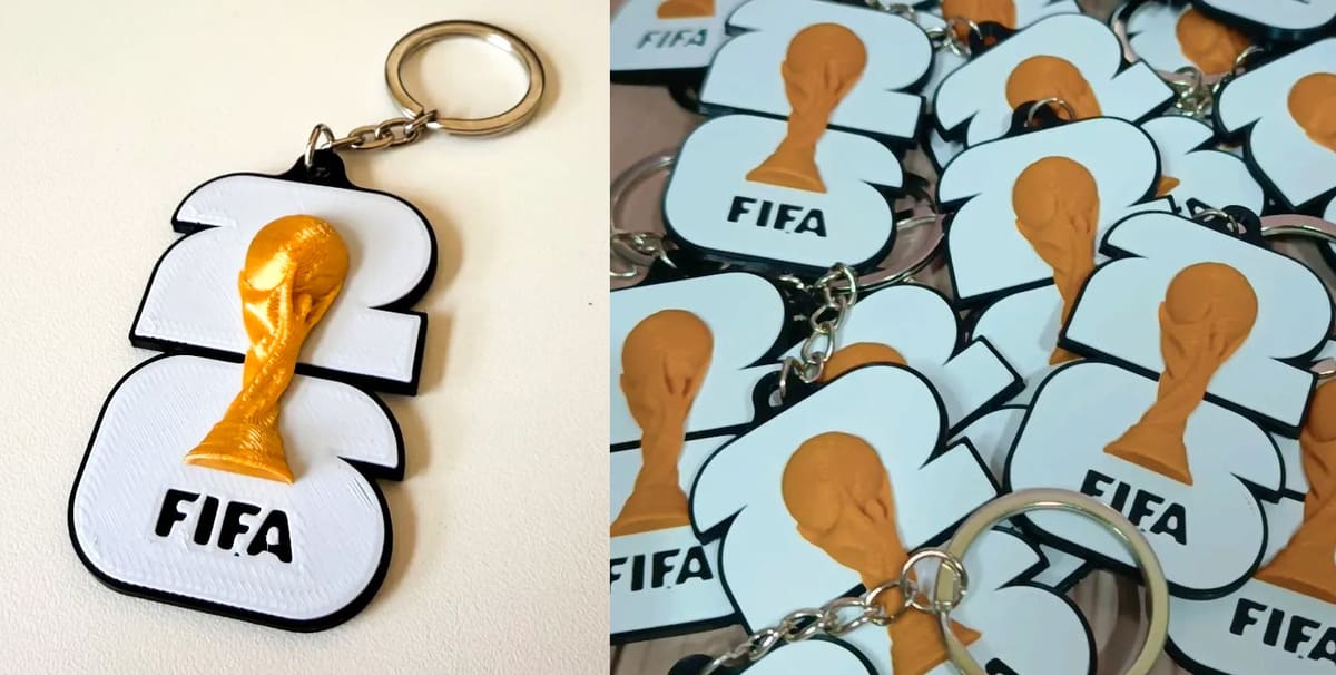 Image of 2026 World Cup 3D Models: 2026 World Cup Keychain