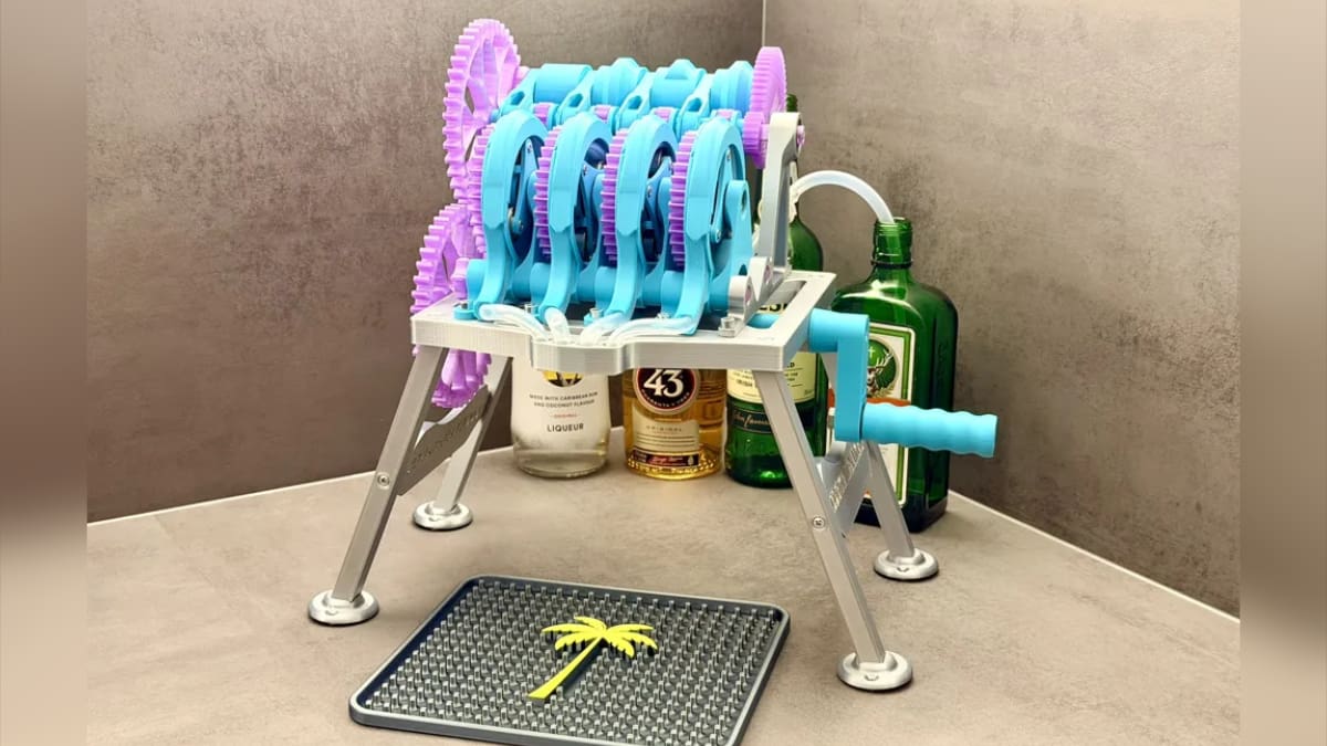Image of Cool Things to 3D Print: Cocktail and Drink Mixing Machine