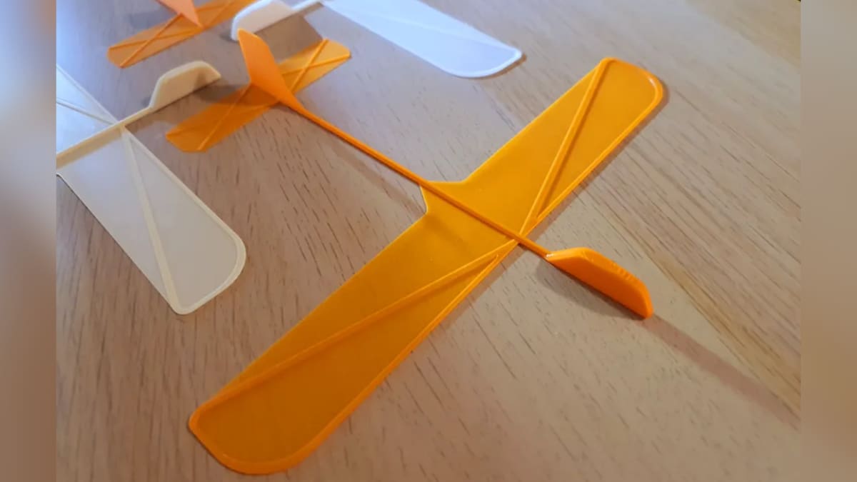 Image of Cool Things to 3D Print: Lightweight Plane Glider