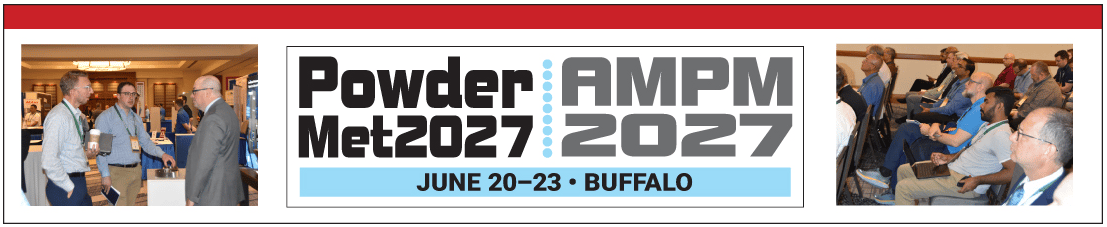 Image of 3D Printing / Additive Manufacturing Conferences: AMPM / PowderMet (Additive Manufacturing & Powder Metallurgy Conference)