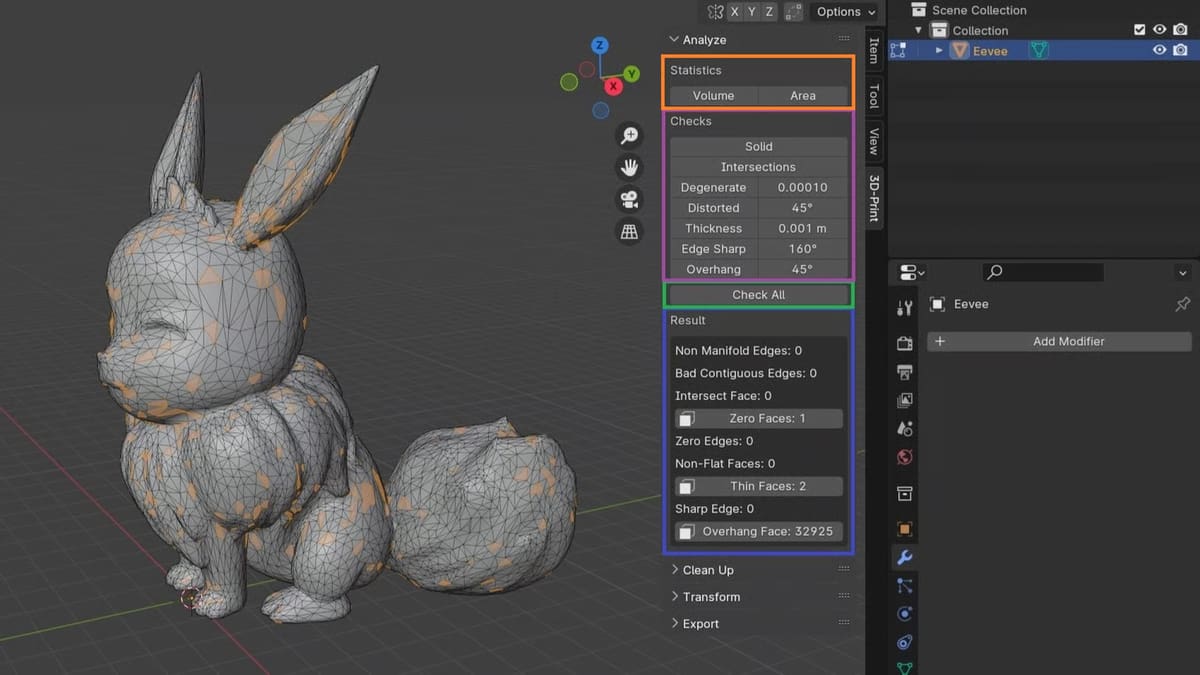 Image of Free Blender Add-ons to Fix AI Models: 3D Print Toolbox