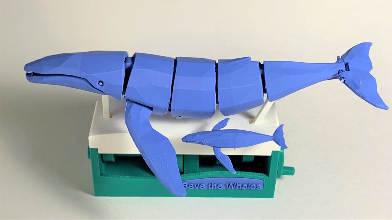 large cardboard boat, three layers of waves and fish for a 3d