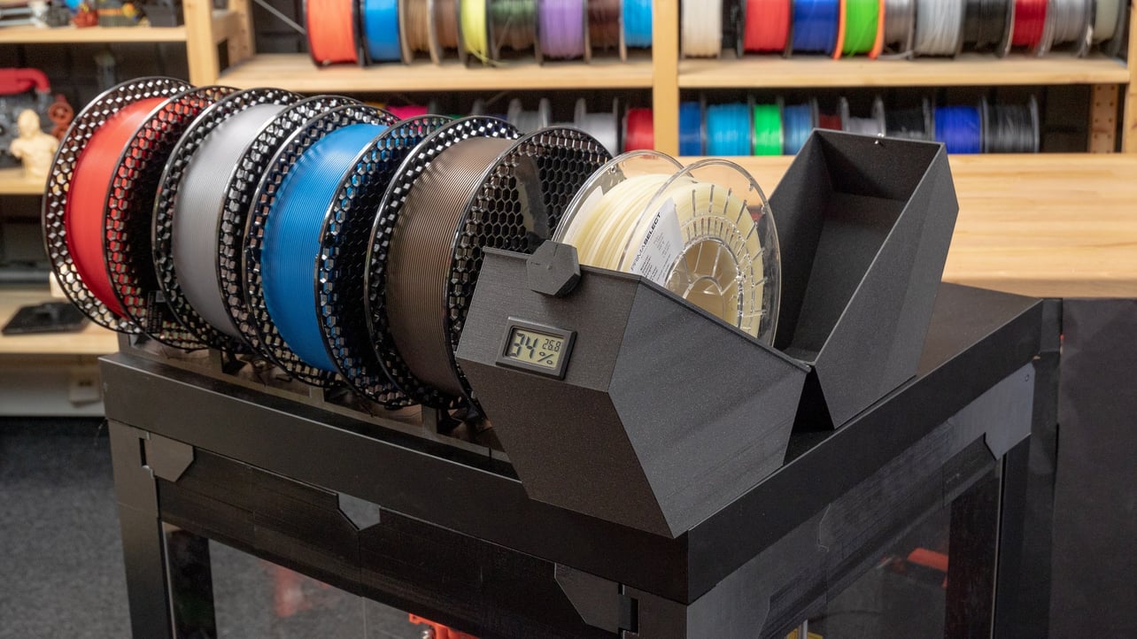 3D Printer Filament Storage Dry Box - Print Directly from the Box
