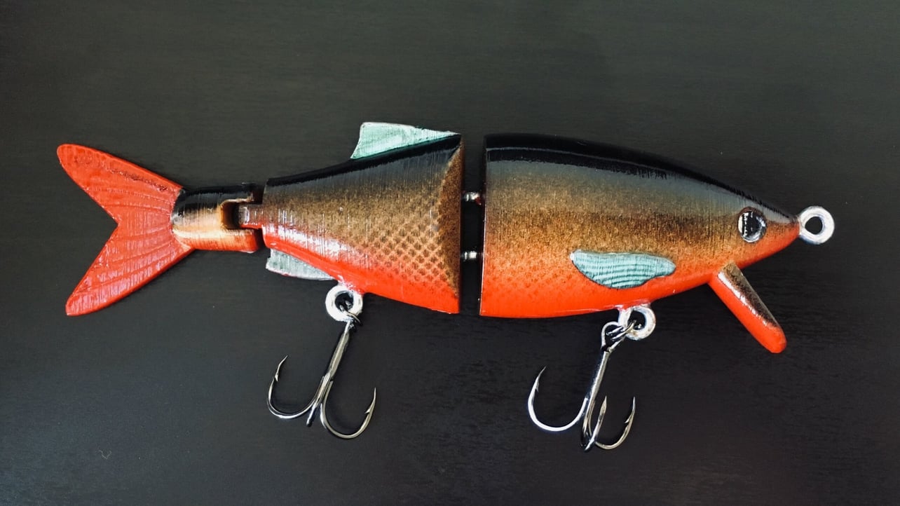 How to make a snake fishing lure 
